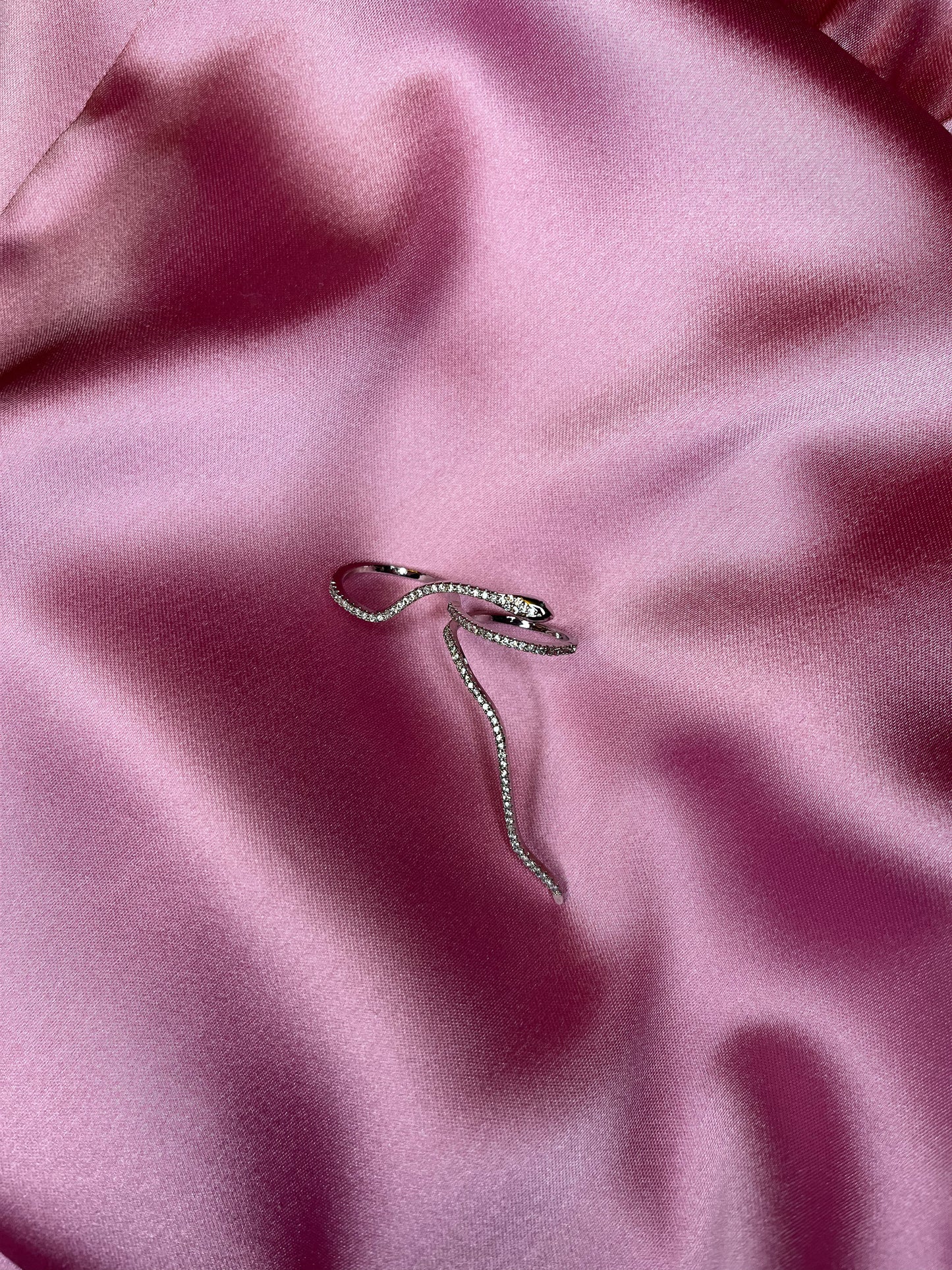 SILVER SNAKE ring