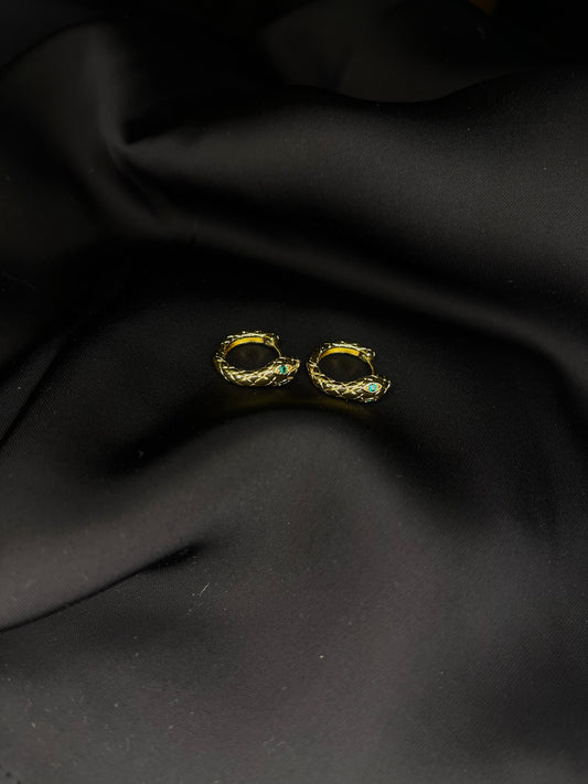 EMERALD EYE hoops